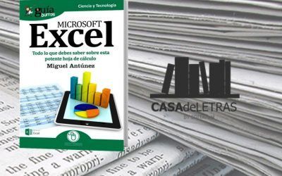 El medio especializado Casa de Letras ha hecho una reseña del «GuíaBurros: Excel»